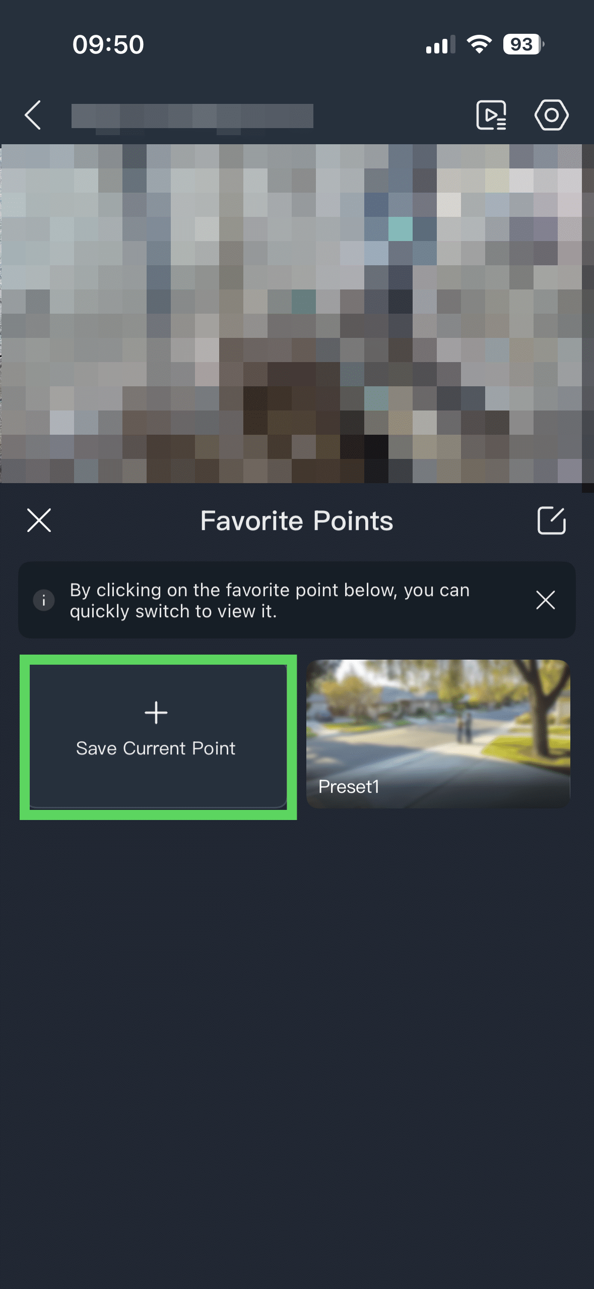 The "Favorite Points" (Presets)