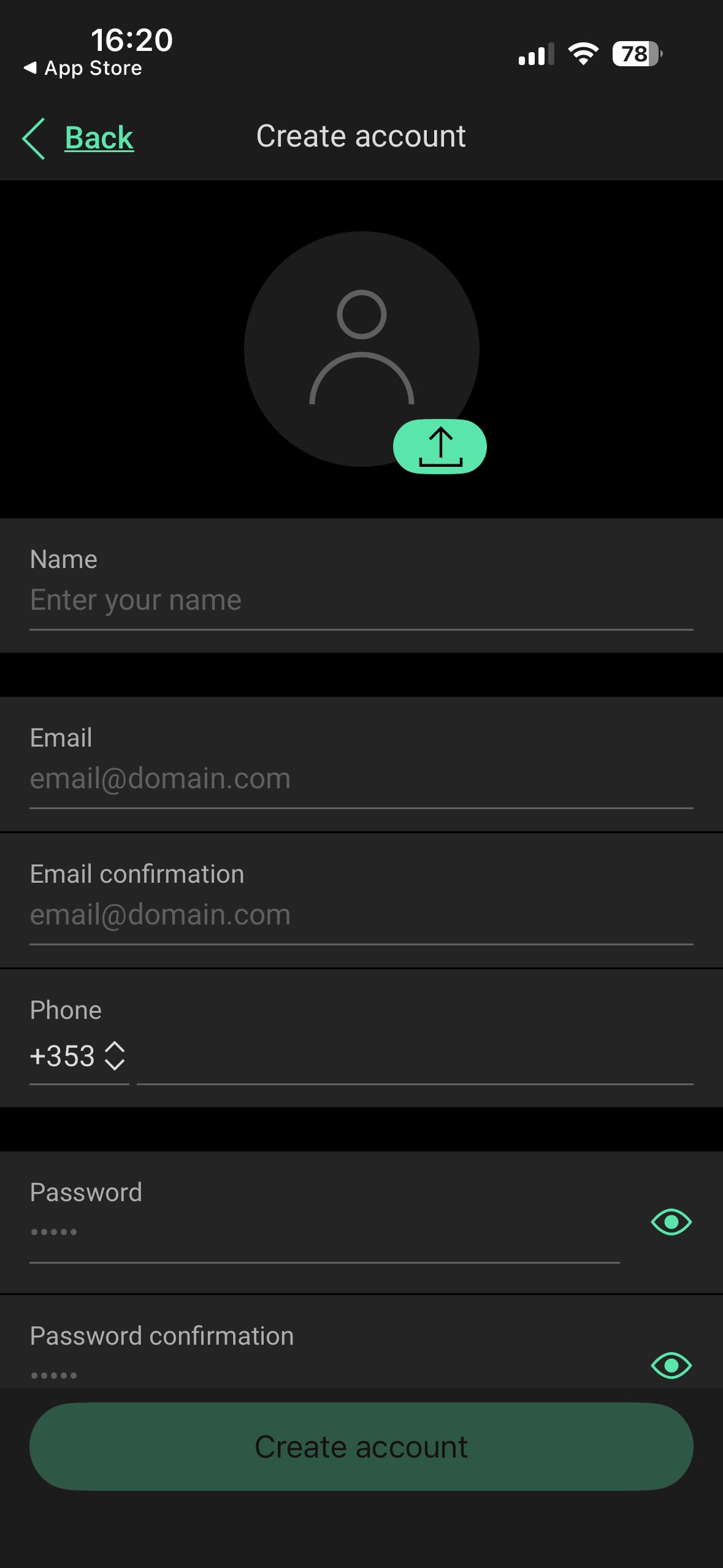 Complete Registration
