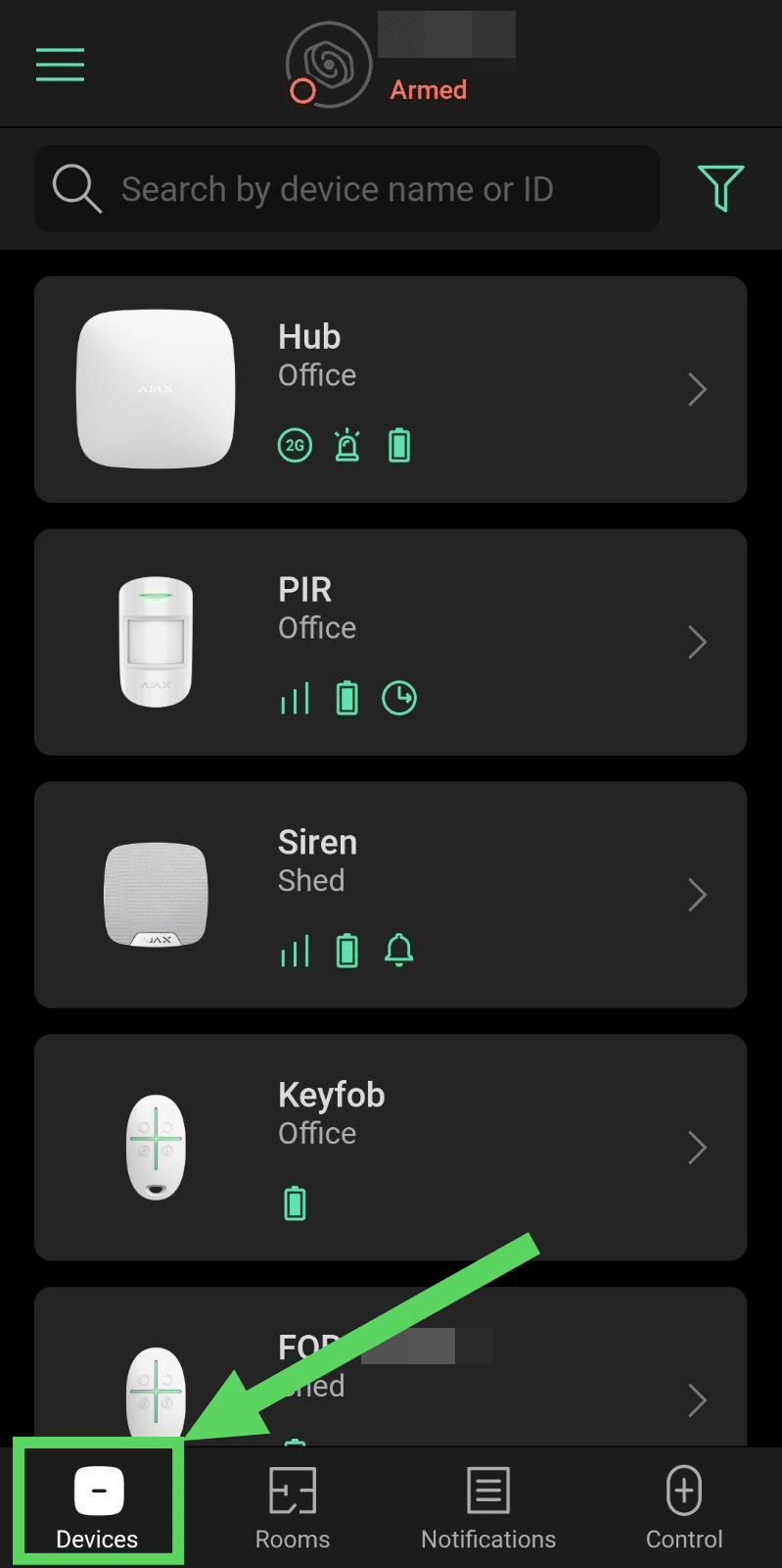 The Devices Tab 🛡️
