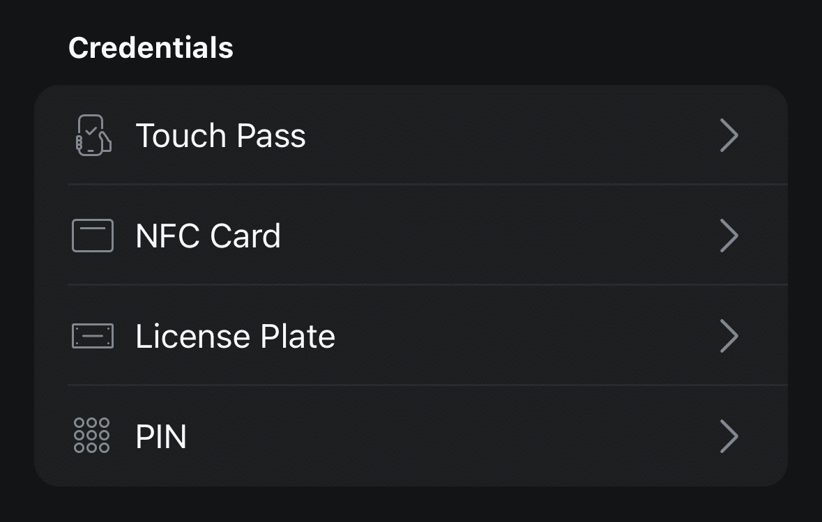 Configure the Credentials Section